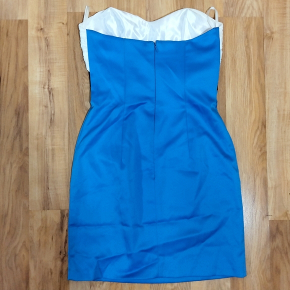 Jessica McClintock for Gunne Sax Strapless Mini Dress - Picture 3 of 7